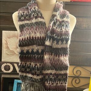 Aris Multicolor Patterned Scarf